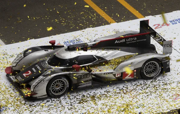 The Mans, 2011, race, Champions, LMP1, Audi R18 TDI