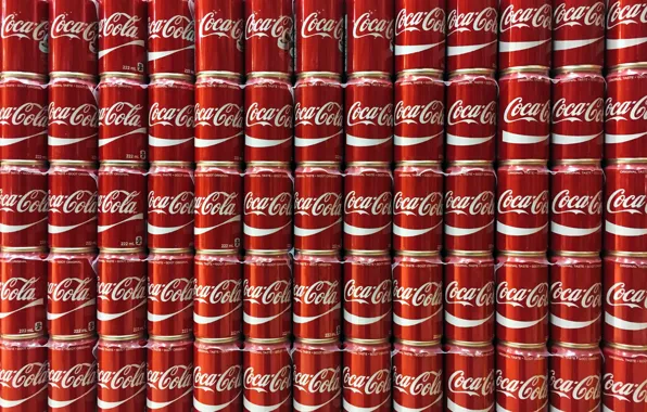 Picture background, color, banks, Coca - Cola