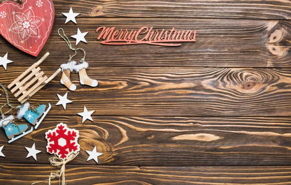 Picture holiday, space, Christmas, with, decor, decoration