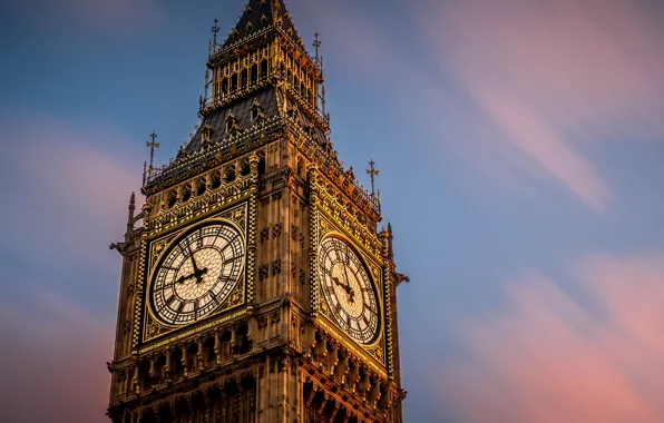 The sky, watch, England, London, tower