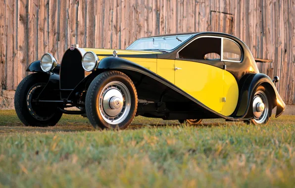 Picture machine, retro, Bugatti, Coupe, 1930, Superprofile, Type 46