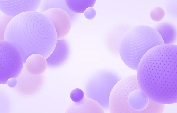 Balls, strip, balls, texture, point, small, pink, light background