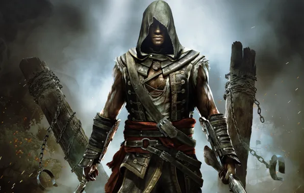 Pirate, assassin, Assassin's Creed IV: Black Flag, Cry Freedom, Adewale, Adewale