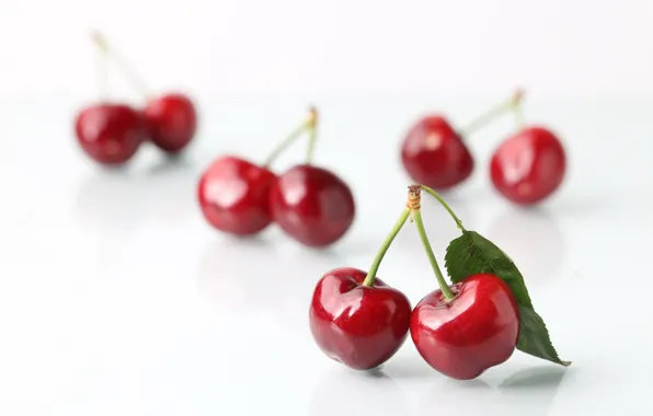 Macro, cherry, berries, fruit, cherry