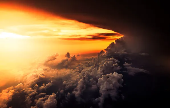Picture the sky, light, clouds, nature