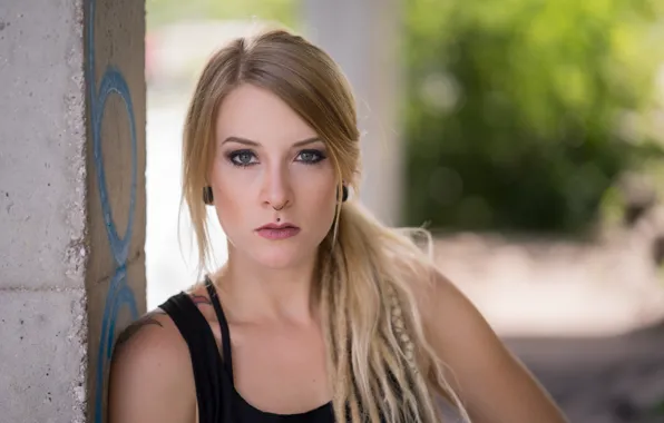 Look, face, blonde, Marion