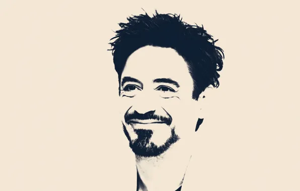 Picture portrait, art, Robert Downey Jr