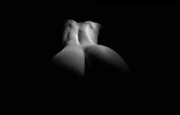 Ass, Body, black and white
