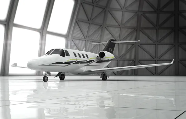 Picture Hangar, 3D Aircraft, Private Jet, Citation M2 Latitude