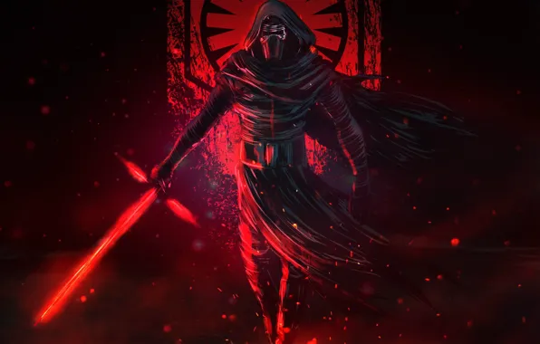 Picture Star Wars, Sword, Fantasy, Art, Lightsaber, Sith, Characters, Kylo Ren