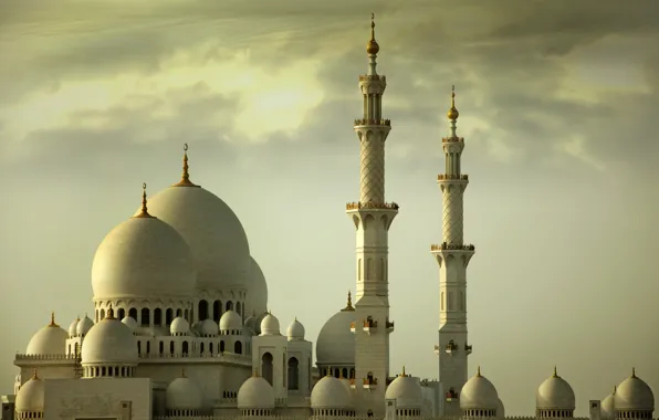 Picture landscape, the city, East, mosque