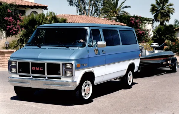 Picture background, van, Rally, GMC, 1985, STX, Vandura