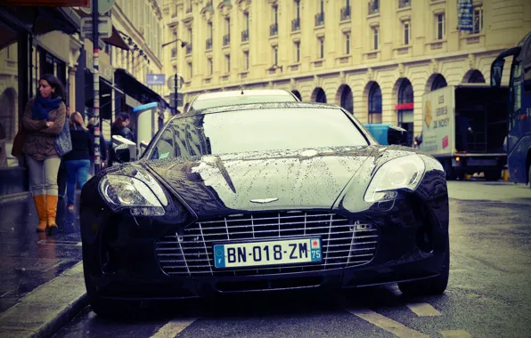 The city, Aston Martin, Aston Martin, supercar, One-77