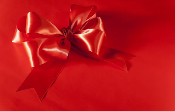Red, background, decoration, bow