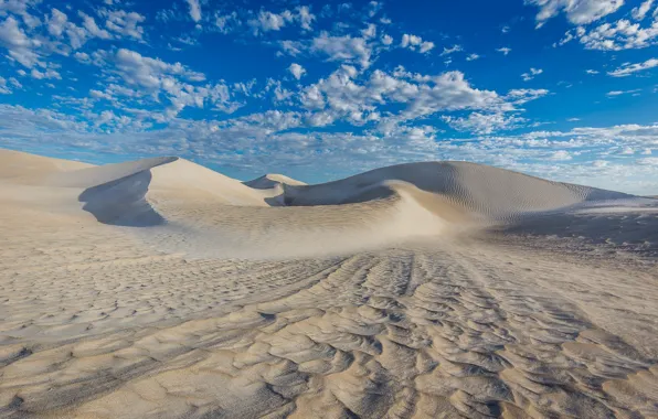 Picture sand, the sky, landscape, nature, desert, beauty