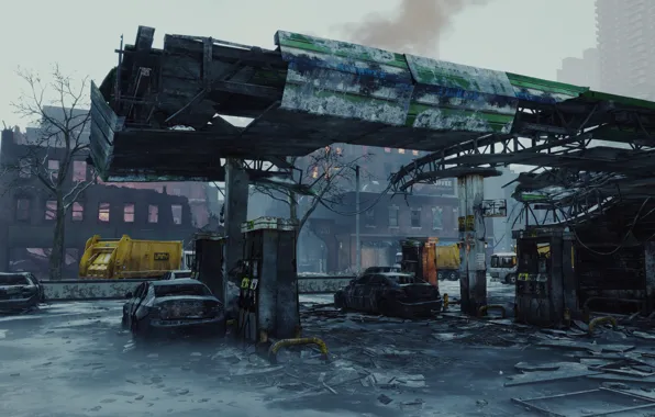 The city, Apocalypse, Tom Clancy's, Ubisoft Entertainment, The Division