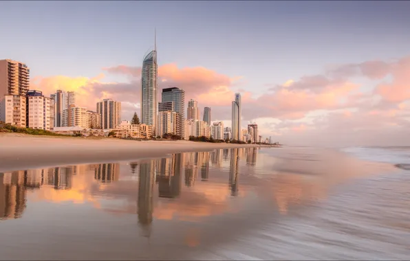 Beach, summer, city, Australia, summer, beach, Australia