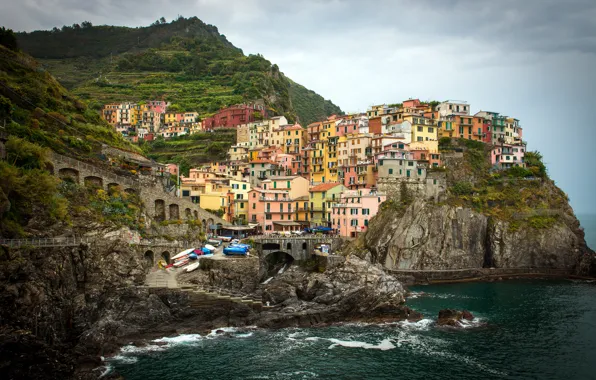 Picture Italy, Italy, Manarola, Liguria, The province of la Spezia, The national Park of Cinque Terre, …
