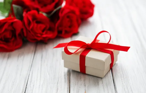 Gift, roses, bouquet, Beauty, congratulations, Box, Gift, Olena Rudo
