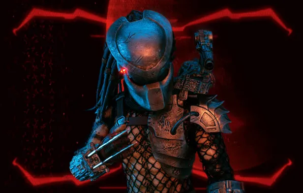 Background, toy, predator, figurine, Predator, thing