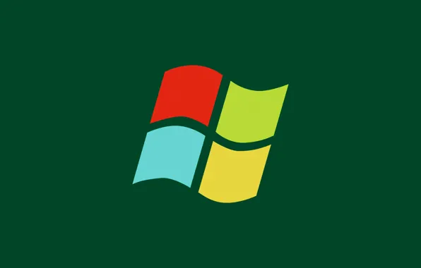 Logo, Windows, green
