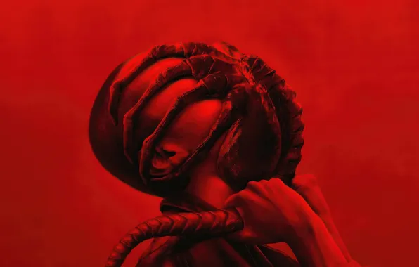FACE, HEAD, BEING, Alien Romulus, alien