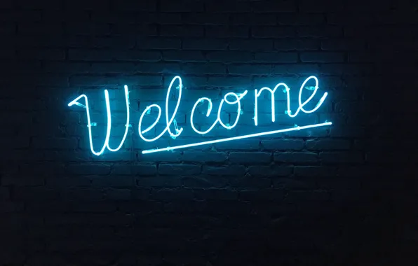 Picture neon, welcome, neon