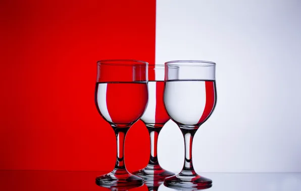 Picture color, glasses, red, white