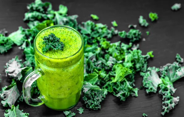 Picture Leaves, Green, Mug, Juice, smoothies