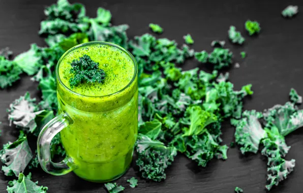 Leaves, Green, Mug, Juice, smoothies