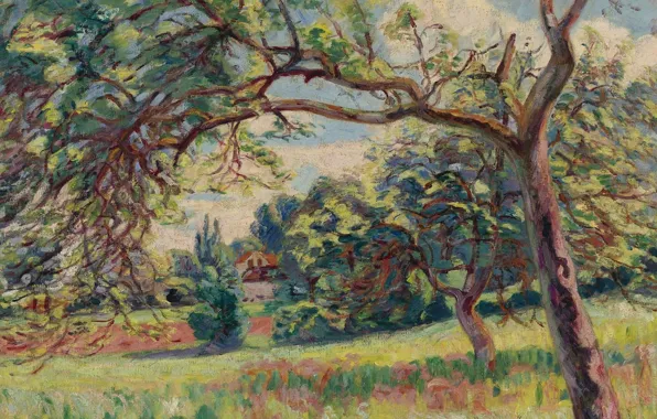 Picture, Landscape, impressionism, Arman Hyomin, Armand Guillaumin