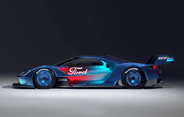 Ford, profile, GT, 2023, Ford GT Mk IV