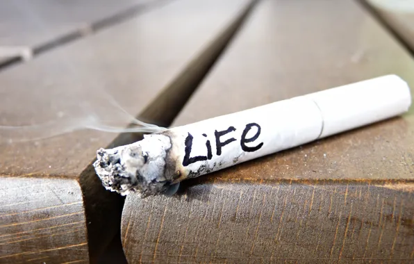 Smoke, cigarette, Life, Life, smoke, the butt, the word