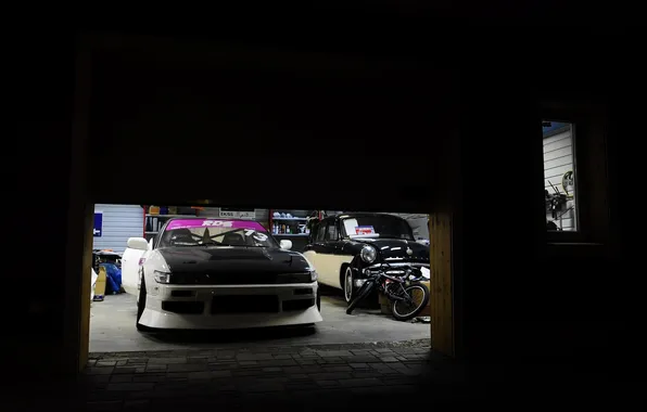 Nissan, drift, tuning, silvia, s13