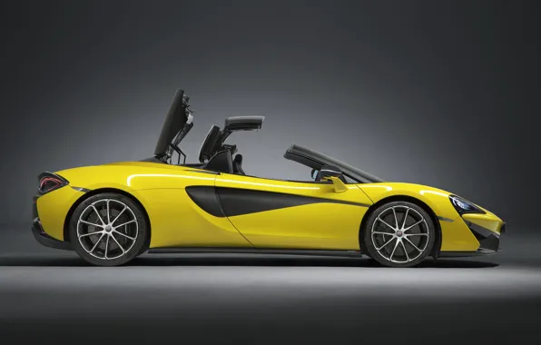 McLaren, side view, Spider, 570S