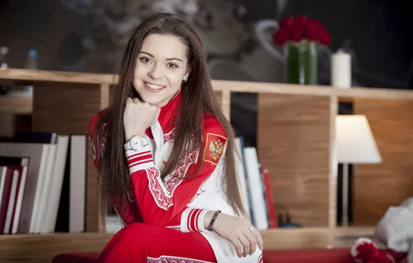 Picture beauty, athlete, champion, Adelina Sotnikova