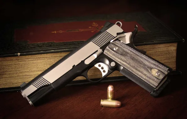 Gun, weapons, 1911, Custom