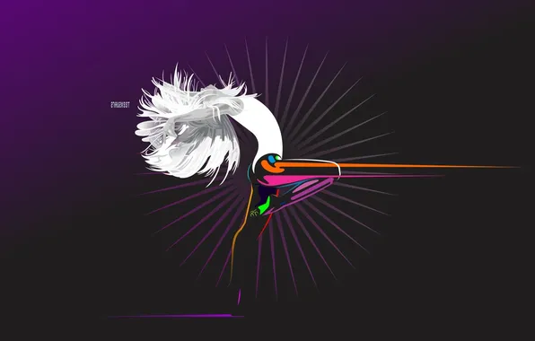 Girl, dance, purple background