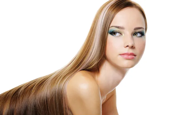 Picture look, face, model, hair, makeup