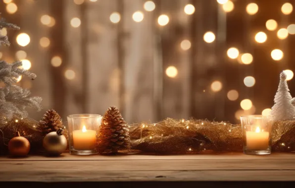 Comfort, heat, fire, flame, Board, candles, Christmas, New year