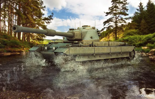 Wallpaper, world of tanks, wot, conqueror