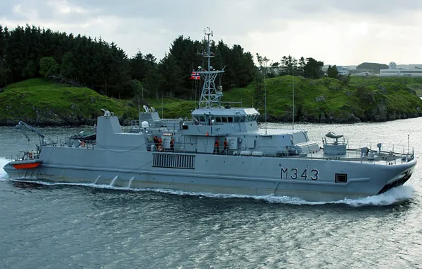 Norway, minesweeper, hinnoy