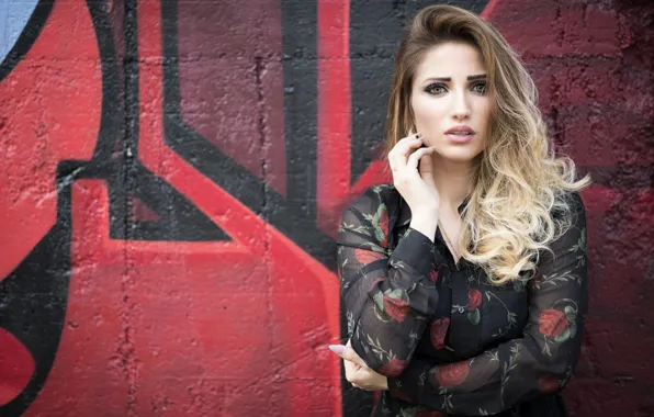 Look, face, background, model, beauty, Taty