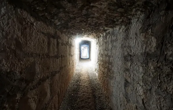Light, the tunnel, the basement