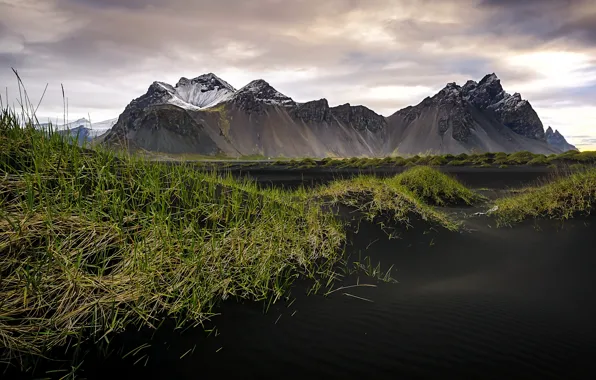 Picture mountain, Iceland, Vesturhorn