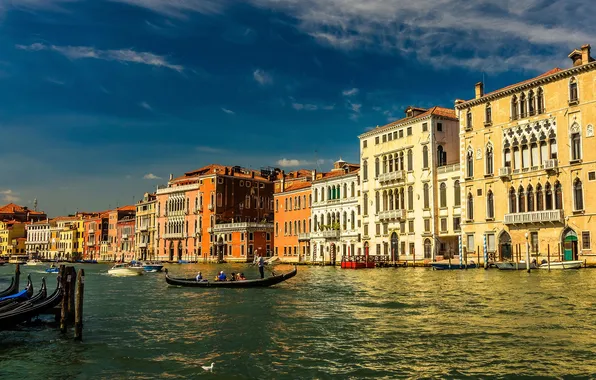 Italy, Venice, the Grand canal