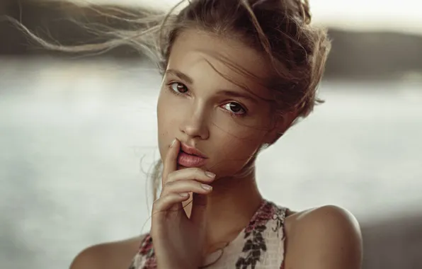 Model, blonde, Anna, George Chernyadev