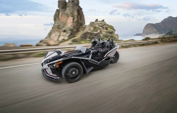 Beautiful, comfort, hi-tech, Polaris, Slingshot, technology, sporty, tricycle