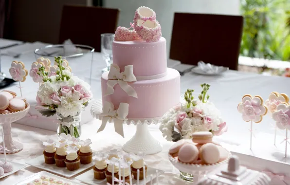 Birthday, holiday, cookies, candy, cake, happy birthday, macaroon, cupcakes