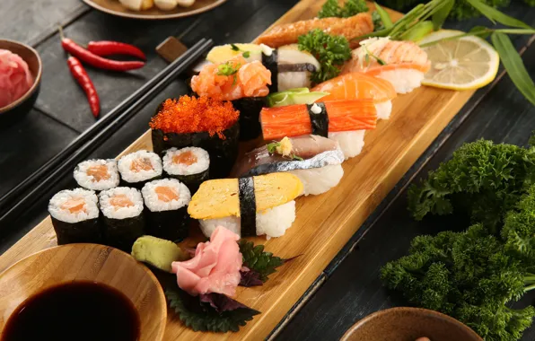 Sushi, cuts, Seth
